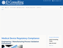 Tablet Screenshot of jdconsultingsite.com